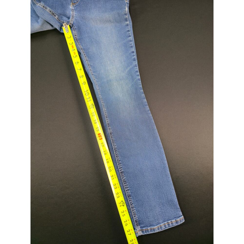 Christopher & Banks Modern Fit Women's Blue Straight Leg Jeans Size 6 - Picture 6 of 10